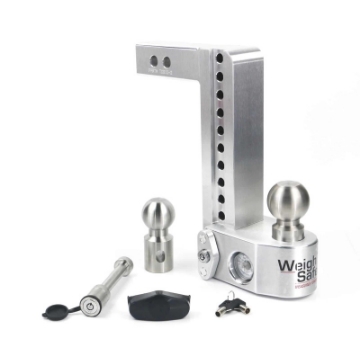 Picture of Weigh Safe 10in Drop Hitch w-Built-in Scale & 2in Shank 10K-12-5K GTWR w-WS05 - Aluminum