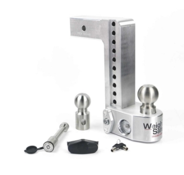 Picture of Weigh Safe 10in Drop Hitch w-Built-in Scale & 2-5in Shank 10K-18-5K GTWR w-WS05 - Aluminum