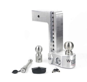 Picture of Weigh Safe 10in Drop Hitch w-Built-in Scale & 3in Shank 10K-21K GTWR w-WS05 - Aluminum