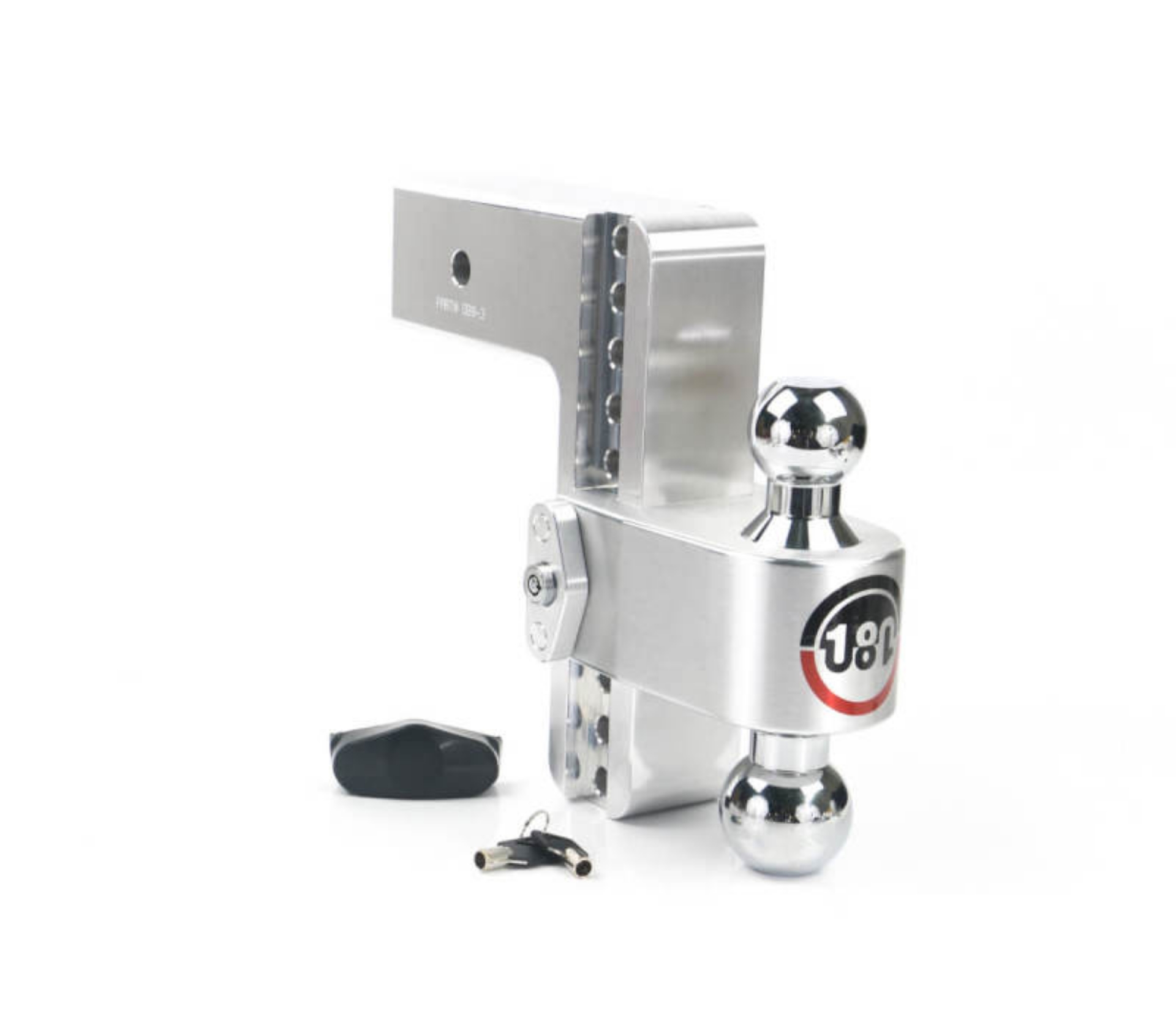 Picture of Weigh Safe 180 Hitch 8in Drop Hitch & 3in Shank 10K-21K GTWR - Aluminum