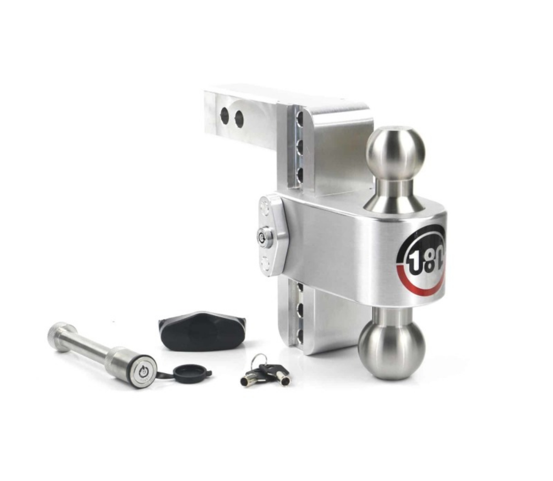 Picture of Weigh Safe 180 Hitch 6in Drop Hitch & 2in Shank 10K-12-5K GTWR w-WS05 - Aluminum