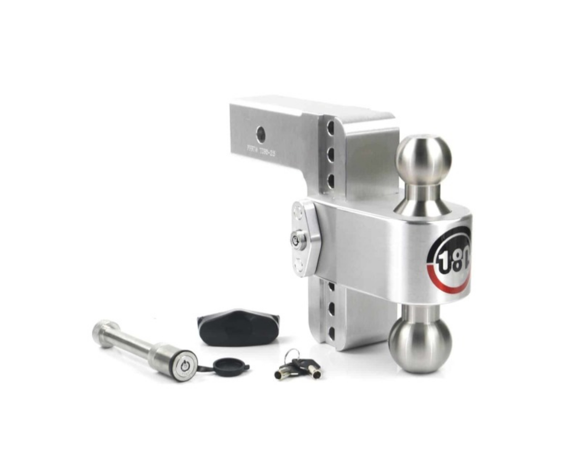 Picture of Weigh Safe 180 Hitch 6in Drop Hitch & 2-5in Shank 10K-18-5K GTWR w-WS05 - Aluminum
