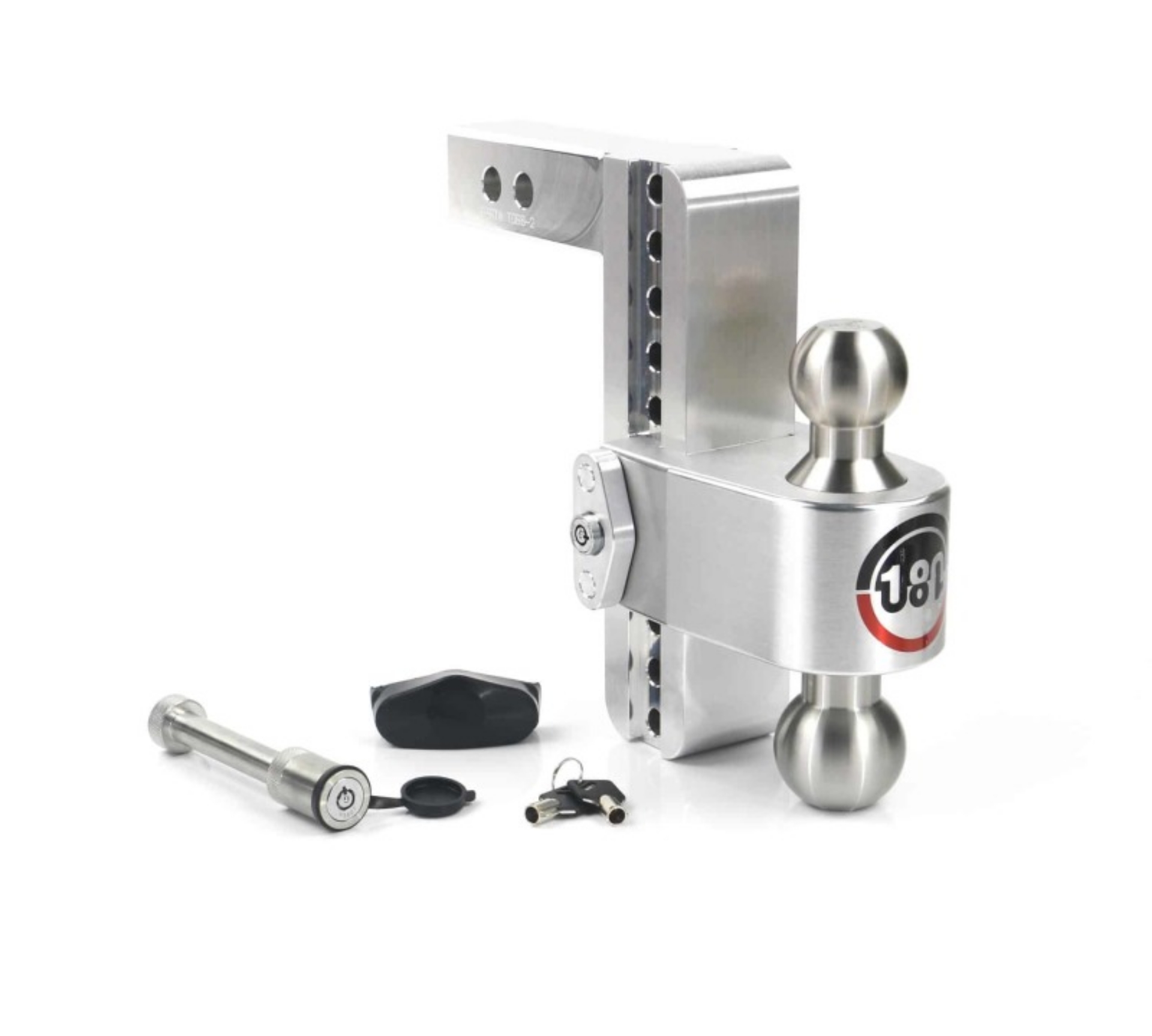 Picture of Weigh Safe 180 Hitch 8in Drop Hitch & 2in Shank 10K-12-5K GTWR w-WS05 - Aluminum