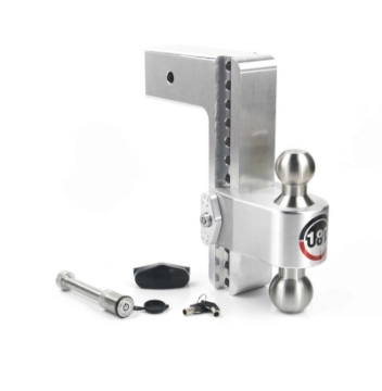 Picture of Weigh Safe 180 Hitch 10in Drop Hitch & 3in Shank 10K-21K GTWR w-WS05 - Aluminum