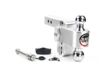 Picture of Weigh Safe 180 Hitch 4in Drop Hitch & 2in Shank 10K-12-5K GTWR w-WS05 - Aluminum