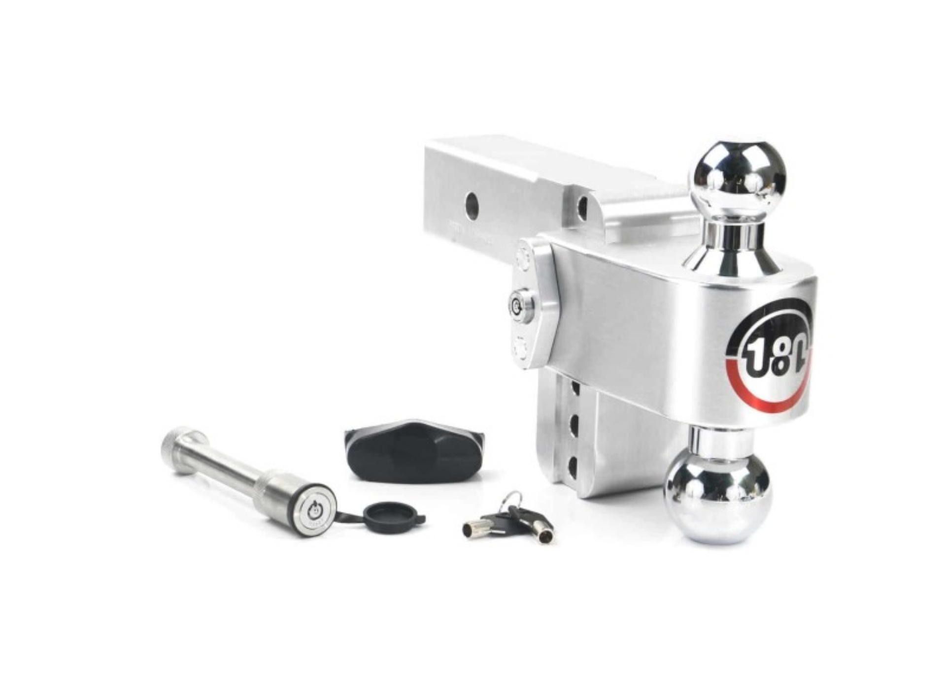 Picture of Weigh Safe 180 Hitch 4in Drop Hitch & 2-5in Shank 10K-18-5K GTWR w-WS05 - Aluminum
