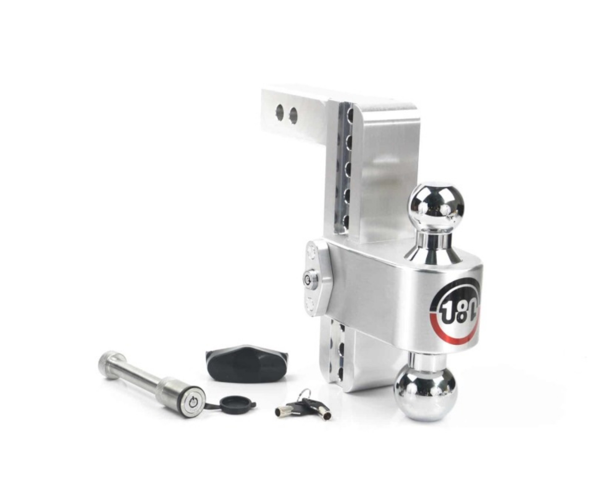 Picture of Weigh Safe 180 Hitch 8in Drop Hitch & 2in Shank 10K-12-5K GTWR w-WS05 - Aluminum