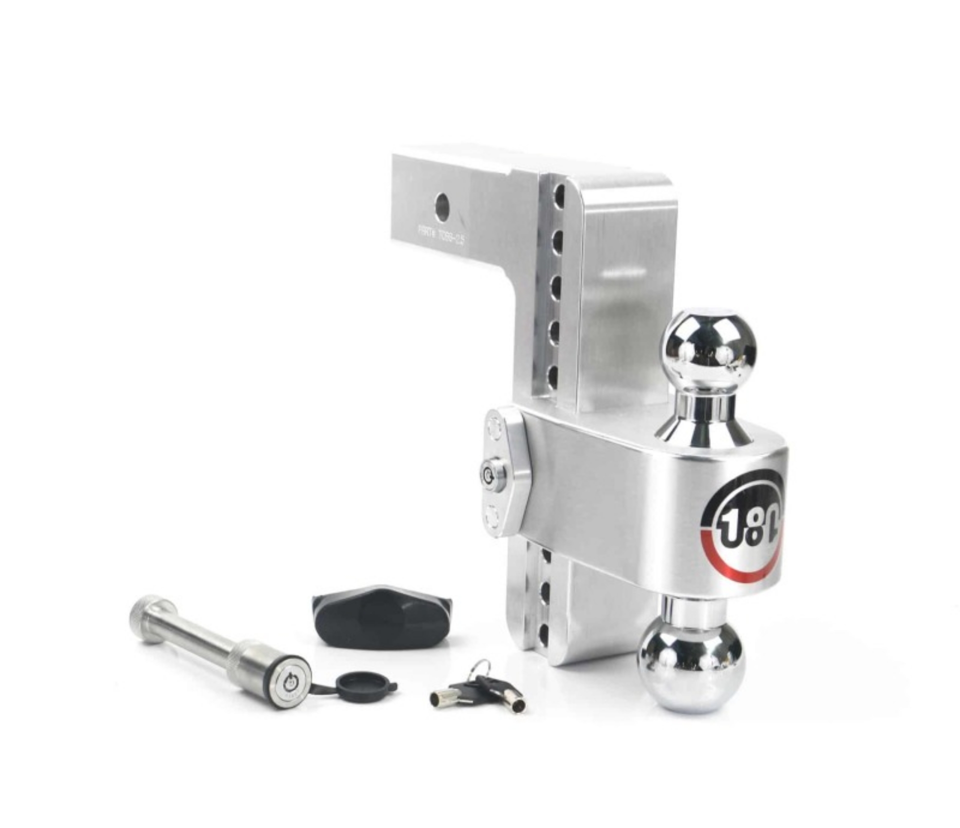 Picture of Weigh Safe 180 Hitch 8in Drop Hitch & 2-5in Shank 10K-18-5K GTWR w-WS05 - Aluminum