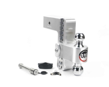 Picture of Weigh Safe 180 Hitch 8in Drop Hitch & 3in Shank 10K-21K GTWR w-WS05 - Aluminum