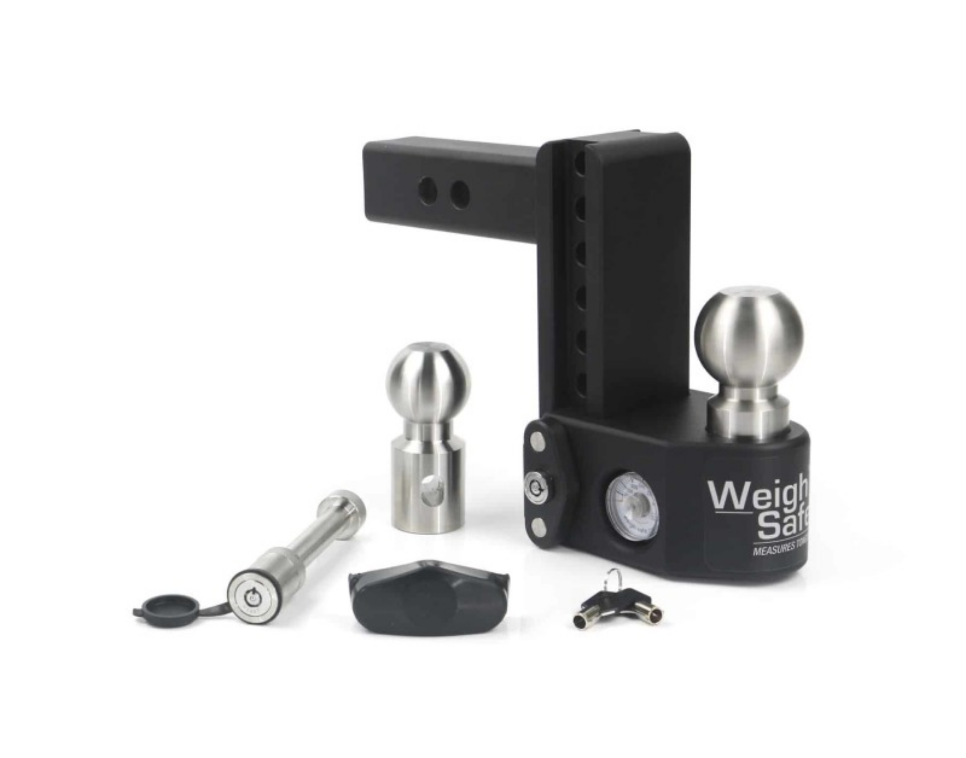 Picture of Weigh Safe 6in Drop Hitch w-Built-in Scale & 2in Shank 10K-15K GTWR w-WS05 - Steel