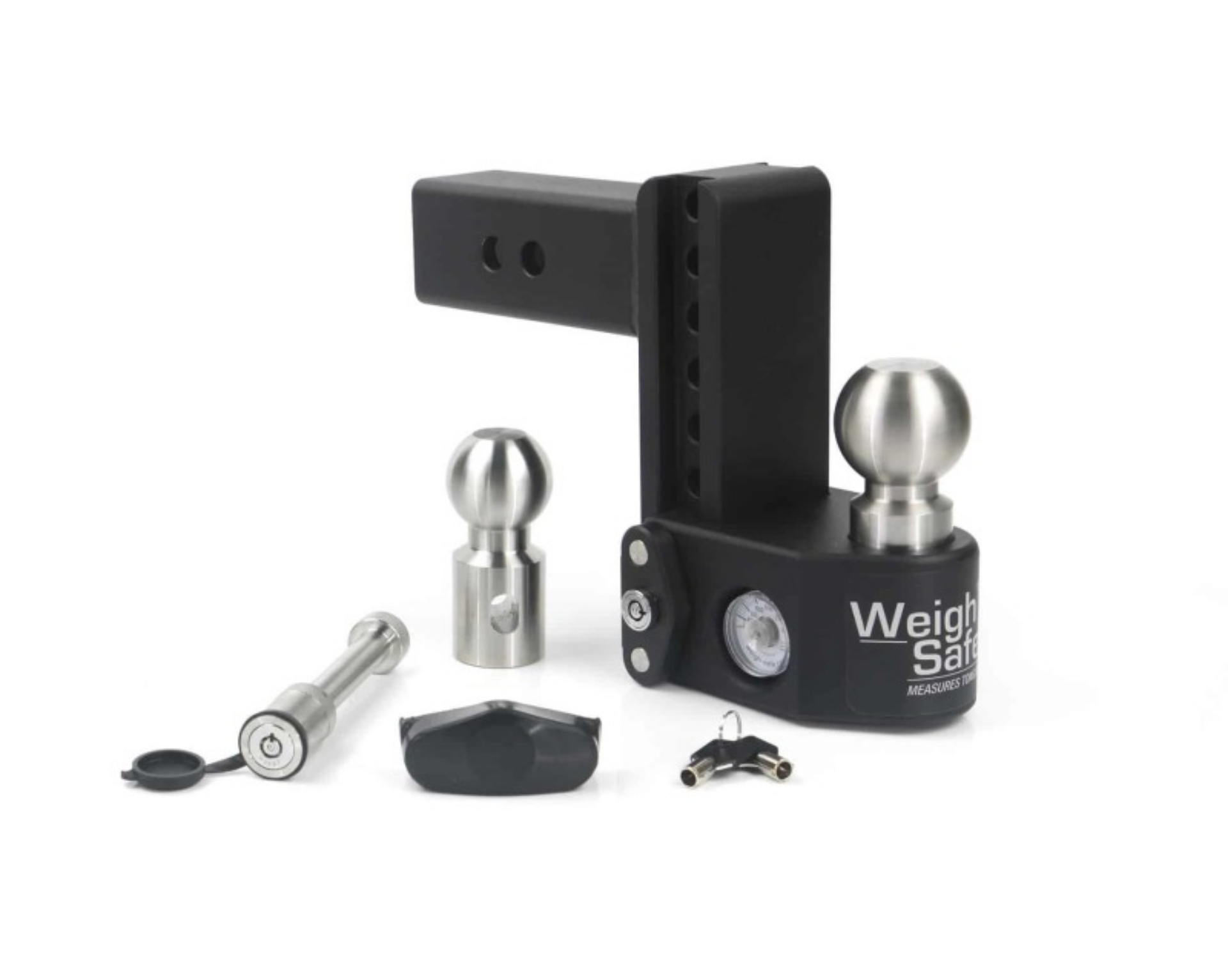 Picture of Weigh Safe 6in Drop Hitch w-Built-in Scale & 2-5in Shank 10K-22K GTWR w-WS05 - Steel