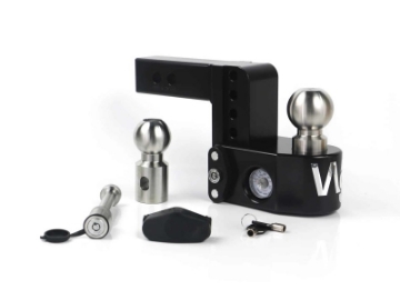 Picture of Weigh Safe 4in Drop Hitch w-Built-in Scale & 2in Shank 8K-12-5K GTWR w-WS05 - Black Cerakote