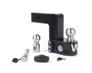Picture of Weigh Safe 6in Drop Hitch w-Built-in Scale & 2-5in Shank 8K-18-5K GTWR w-WS05 - Black Cerakote