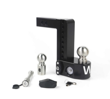 Picture of Weigh Safe 8in Drop Hitch w-Built-in Scale & 2in Shank 8K-12-5K GTWR w-WS05 - Black Cerakote