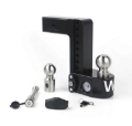 Picture of Weigh Safe 8in Drop Hitch w-Built-in Scale & 2-5in Shank 8K-18-5K GTWR w-WS05 - Black Cerakote