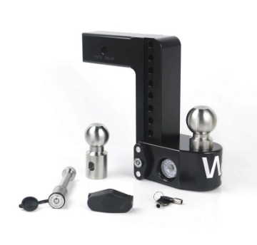 Picture of Weigh Safe 8in Drop Hitch w-Built-in Scale & 2-5in Shank 8K-18-5K GTWR w-WS05 - Black Cerakote