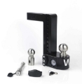 Picture of Weigh Safe 10in Drop Hitch w-Built-in Scale & 2in Shank 8K-12-5K GTWR w-WS05 - Black Cerakote