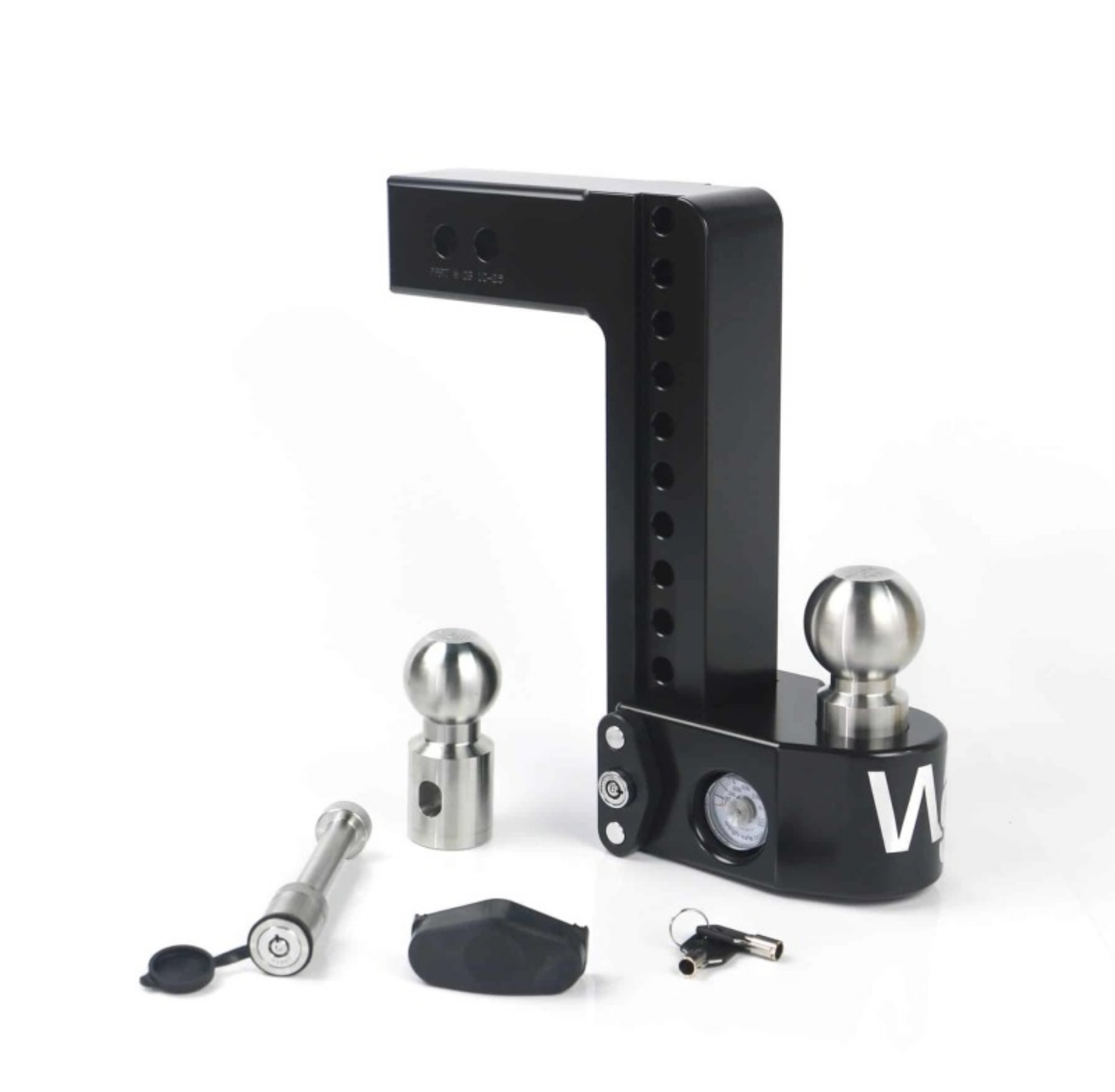 Picture of Weigh Safe 10in Drop Hitch w-Built-in Scale & 2-5in Shank 8K-18-5K GTWR w-WS05 - Black Cerakote