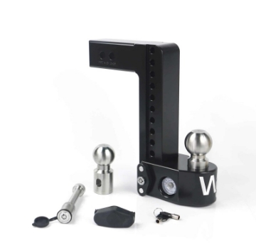 Picture of Weigh Safe 10in Drop Hitch w-Built-in Scale & 2-5in Shank 8K-18-5K GTWR w-WS05 - Black Cerakote