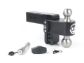 Picture of Weigh Safe 180 Hitch 4in Drop Hitch & 2-5in Shank 10K-18-5K GTWR w-WS05 - Black Cerakote