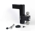 Picture of Weigh Safe 180 Hitch 10in Drop Hitch & 3in Shank 10K-21K GTWR w-WS05 - Black Cerakote