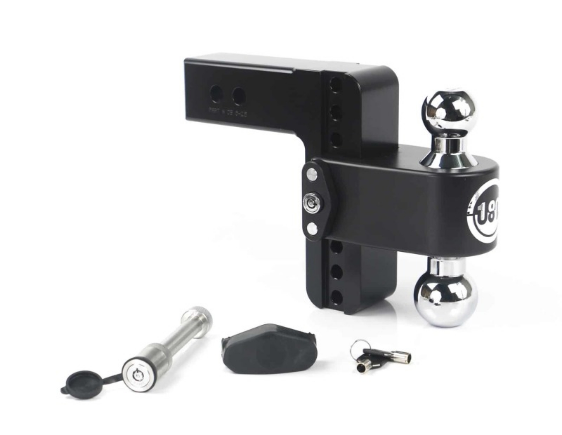 Picture of Weigh Safe 180 Hitch 6in Drop Hitch & 2-5in Shank 10K-18-5K GTWR w-WS05 - Black Cerakote