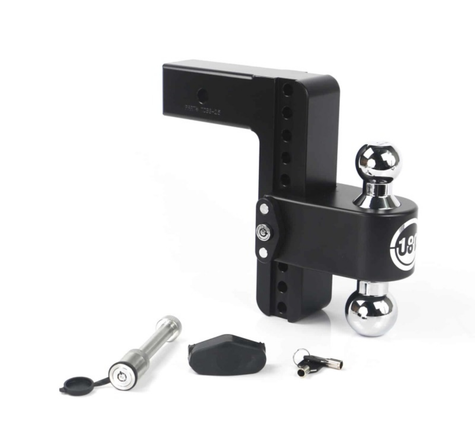 Picture of Weigh Safe 180 Hitch 8in Drop Hitch & 2-5in Shank 10K-18-5K GTWR w-WS05 - Black Cerakote