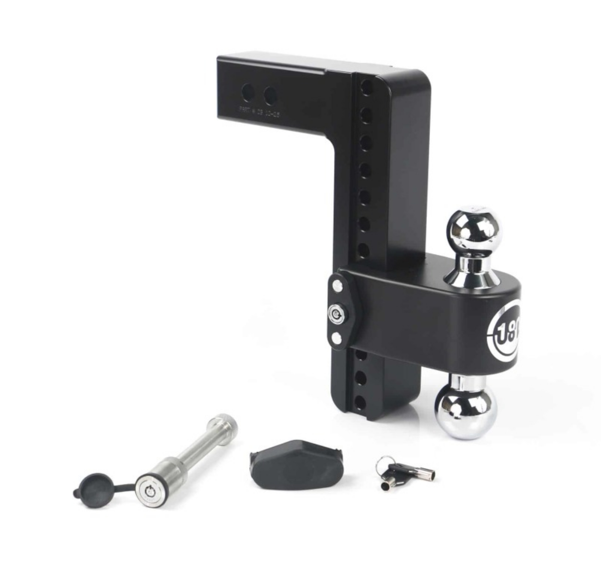 Picture of Weigh Safe 180 Hitch 10in Drop Hitch & 2-5in Shank 10K-18-5K GTWR w-WS05 - Black Cerakote