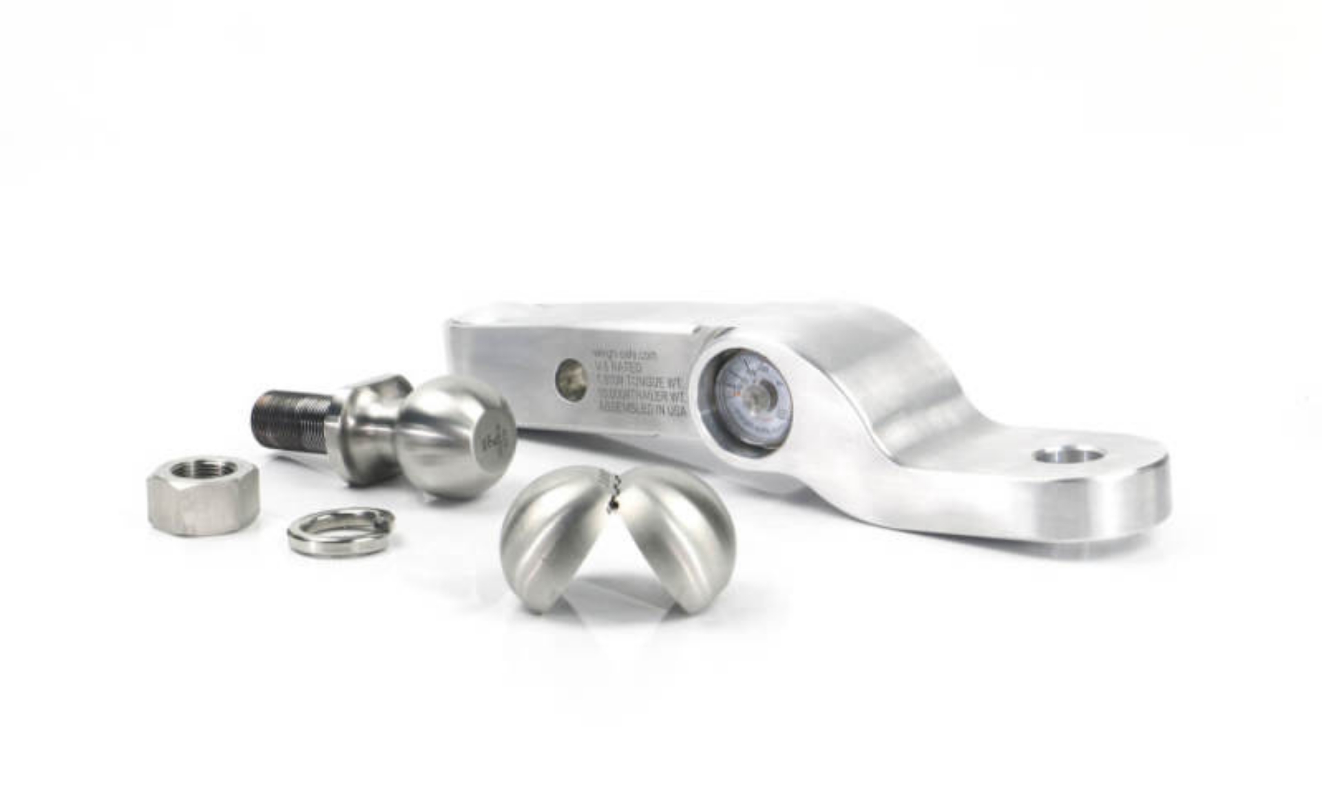 Picture of Weigh Safe Tongue Weighing 2in Drop Fixed Height Ball Mount w-2in Tow Ball STB01 & WS07