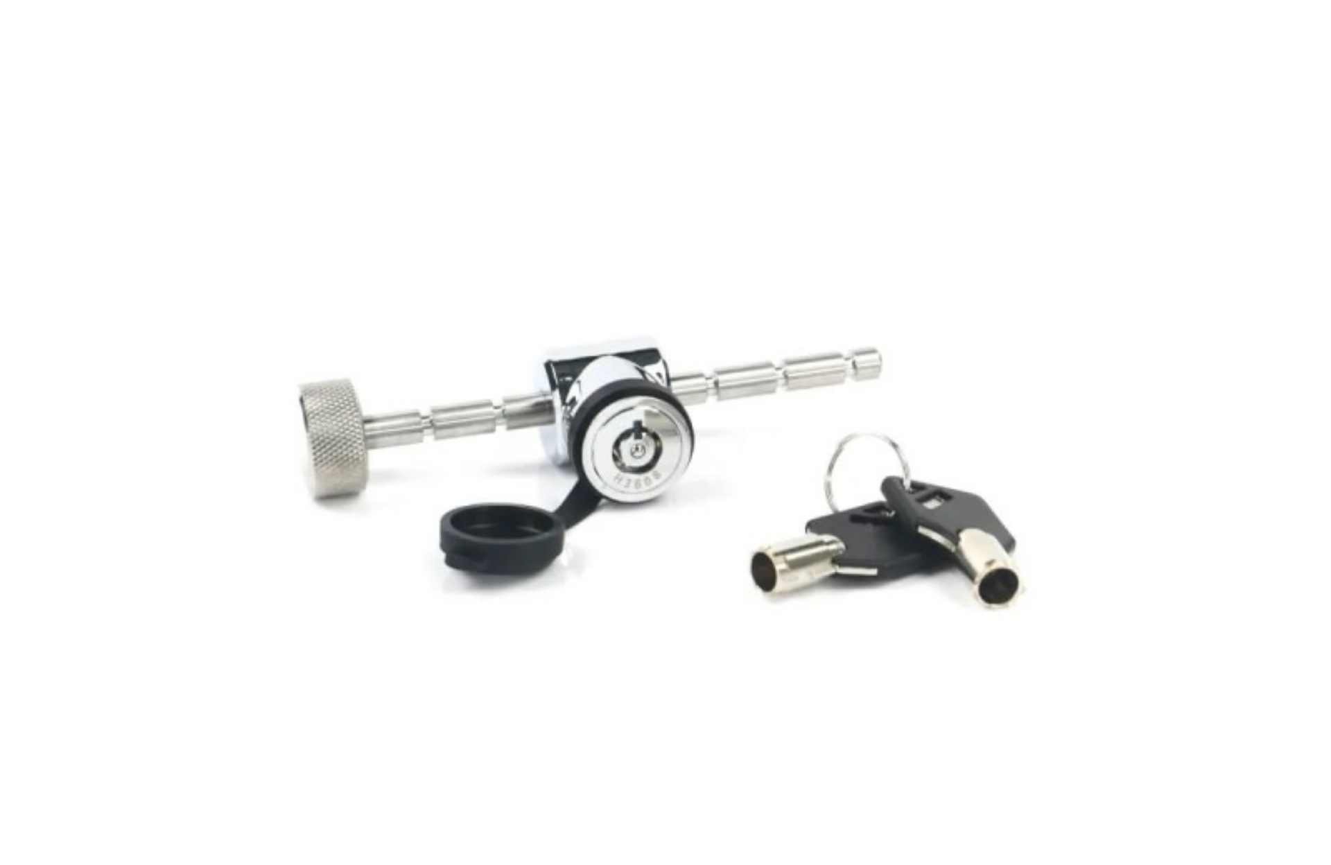 Picture of Weigh Safe Adjustable Coupler Latch Lock Can Be Keyed-Alike - Stainless Steel