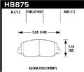 Picture of Hawk 2013 - 2018 Acura RDX DTC-60 Race Front Brake Pads