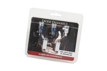 Picture of Diode Dynamics Wrangler JK 4dr Interior Kit Stage 1 - Blue