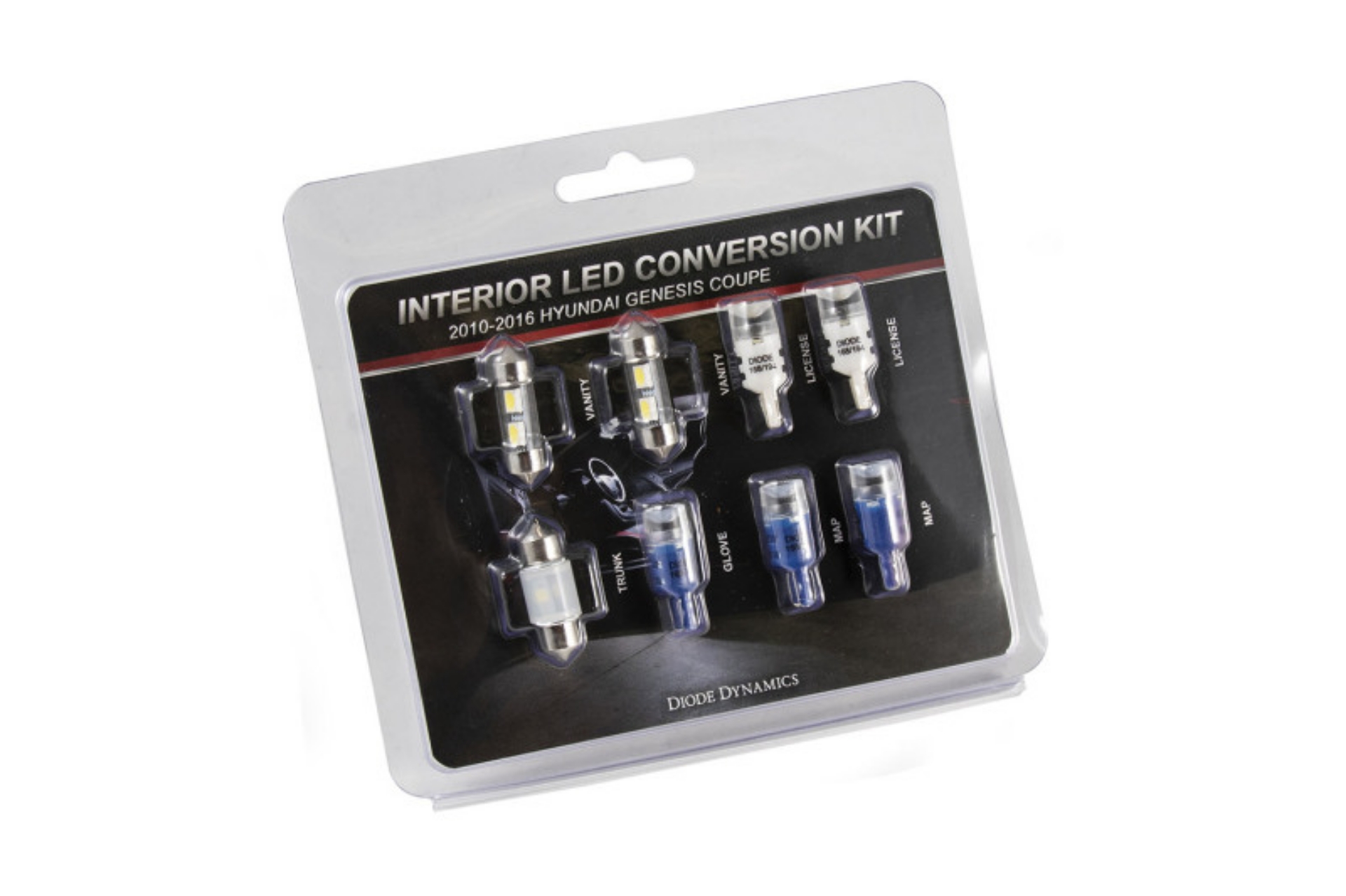 Picture of Diode Dynamics 10-16 Hyundai Genesis Coupe Interior Kit Stage 1 - Blue