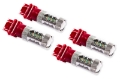 Picture of Diode Dynamics 07-13 GMC Sierra 1500 Rear Turn-Tail Light LED 3157 Bulb XP80 LED - Red Set of 4