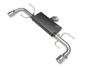 Picture of aFe Takeda 17-21 Mazda CX-5 2-5L t 2-5in- SS Axle-Back Exhaust System w-Polished Tips