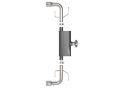 Picture of aFe Takeda 17-21 Mazda CX-5 2-5L t 2-5in- SS Axle-Back Exhaust System w-Polished Tips