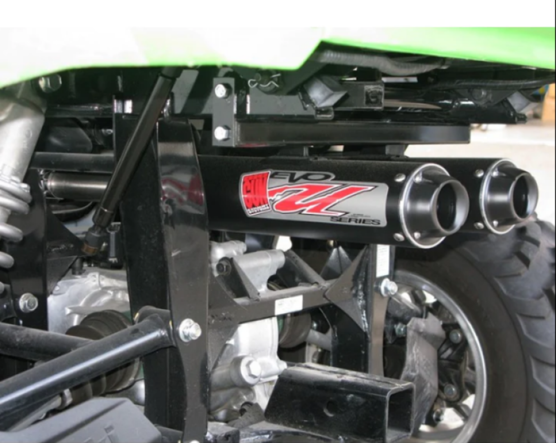 Picture of Big Gun 08-13 Kawasaki TERYX 750 EVO U Series Dual Slip On Exhaust