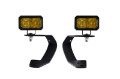 Picture of Diode Dynamics 10-21 Toyota 4Runner Stage Series 2in LED Ditch Light Kit - Yellow Pro Combo