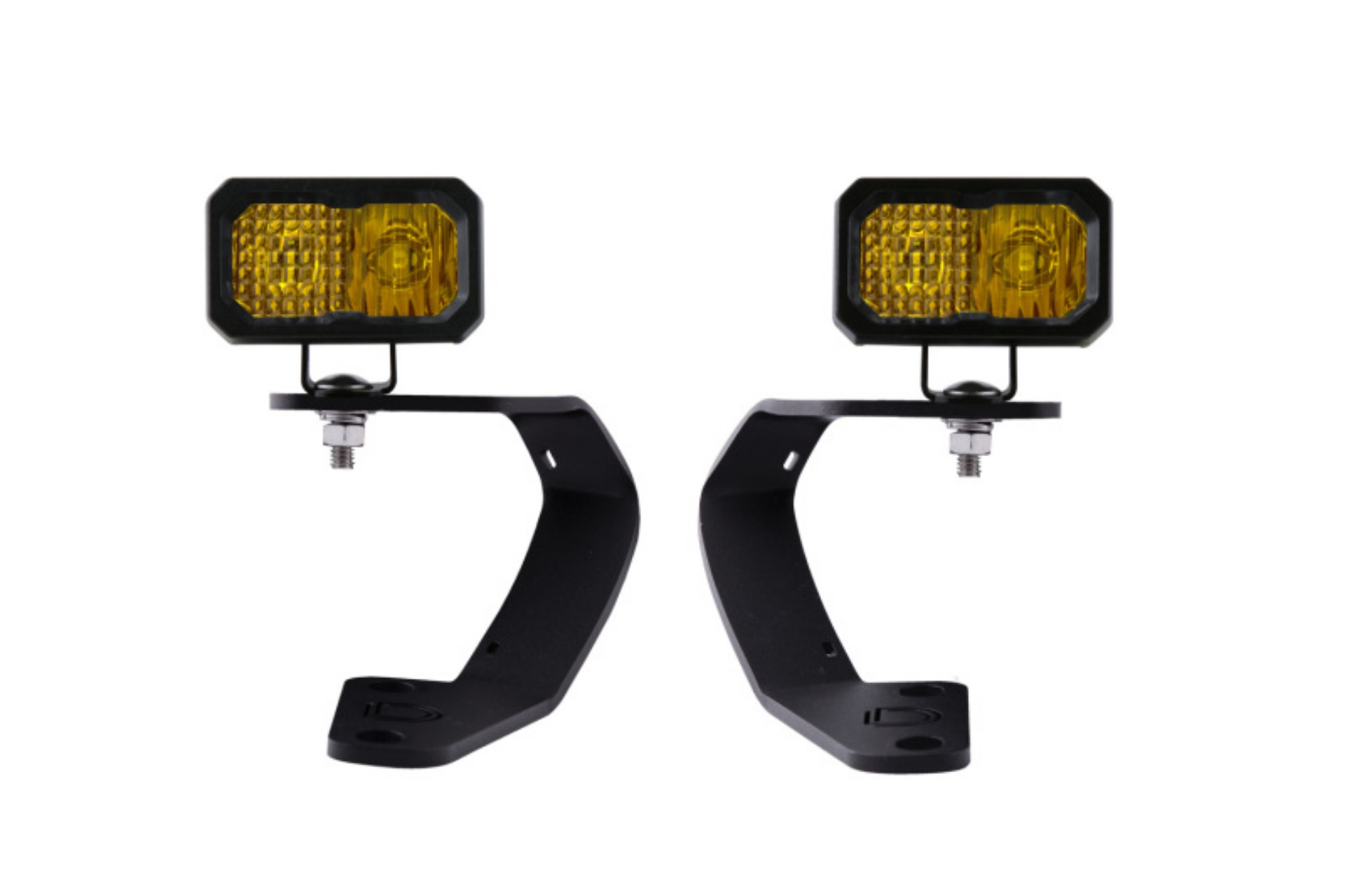 Picture of Diode Dynamics 10-21 Toyota 4Runner Stage Series 2in LED Ditch Light Kit - Sport Yellow Combo