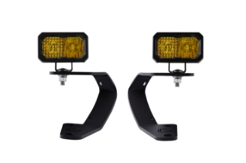Picture of Diode Dynamics 10-21 Toyota 4Runner Stage Series 2in LED Ditch Light Kit - Sport Yellow Combo