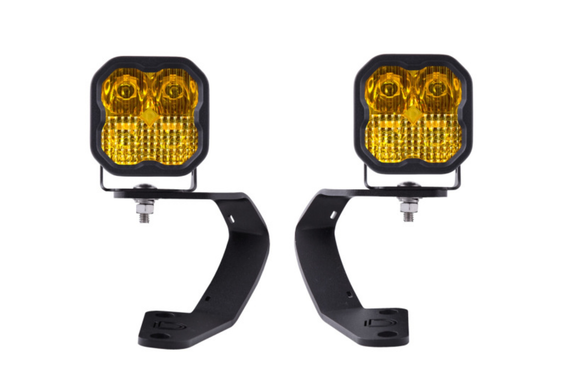 Picture of Diode Dynamics 10-21 Toyota 4Runner SS3 LED Ditch Light Kit - Yellow Pro Combo