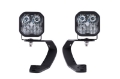 Picture of Diode Dynamics 10-21 Toyota 4Runner SS3 LED Ditch Light Kit - Pro White Combo