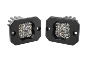 Picture of Diode Dynamics Stage Series C1 LED Pod Sport - White Flood Flush BBL Pair