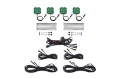 Picture of Diode Dynamics Stage Series Single Color LED Rock Light - Green M8 4-pack