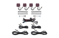 Picture of Diode Dynamics Stage Series Single Color LED Rock Light - Red M8 4-pack