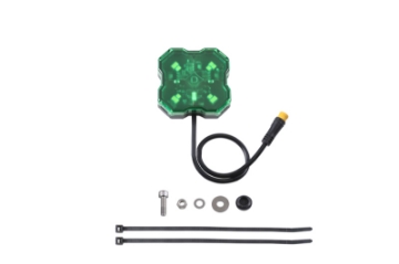 Picture of Diode Dynamics Stage Series Single Color LED Rock Light - Green M8 one