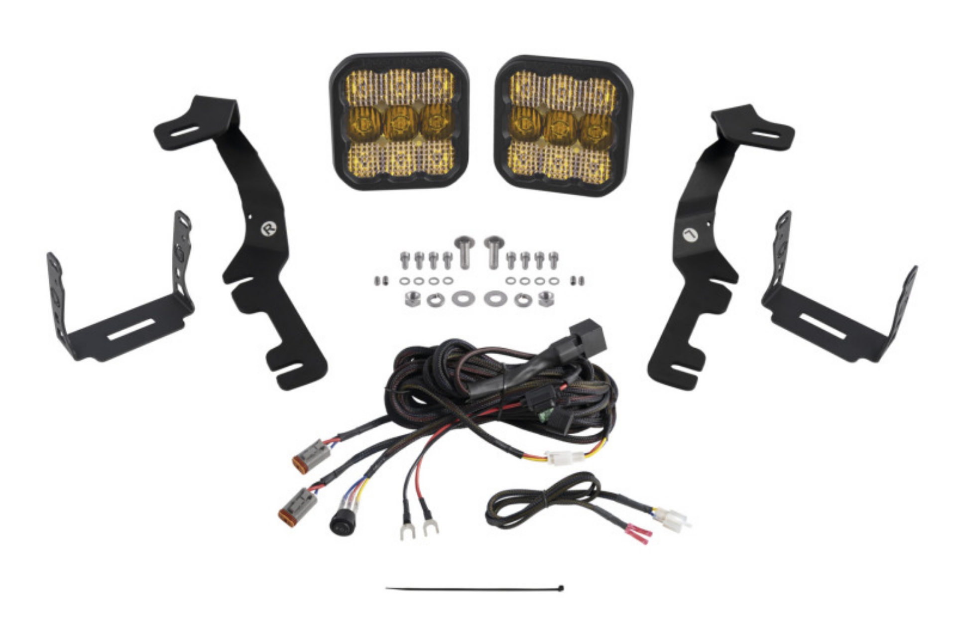 Picture of Diode Dynamics Stage Series Ditch Light Kit for 2019-Present Ram SS5 - Sport Yellow Combo