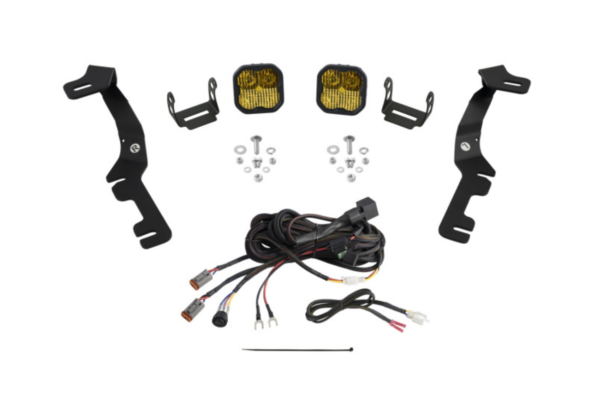 Picture of Diode Dynamics Stage Series Ditch Light Kit for 2019-Present Ram SS3 - Yellow Pro Combo
