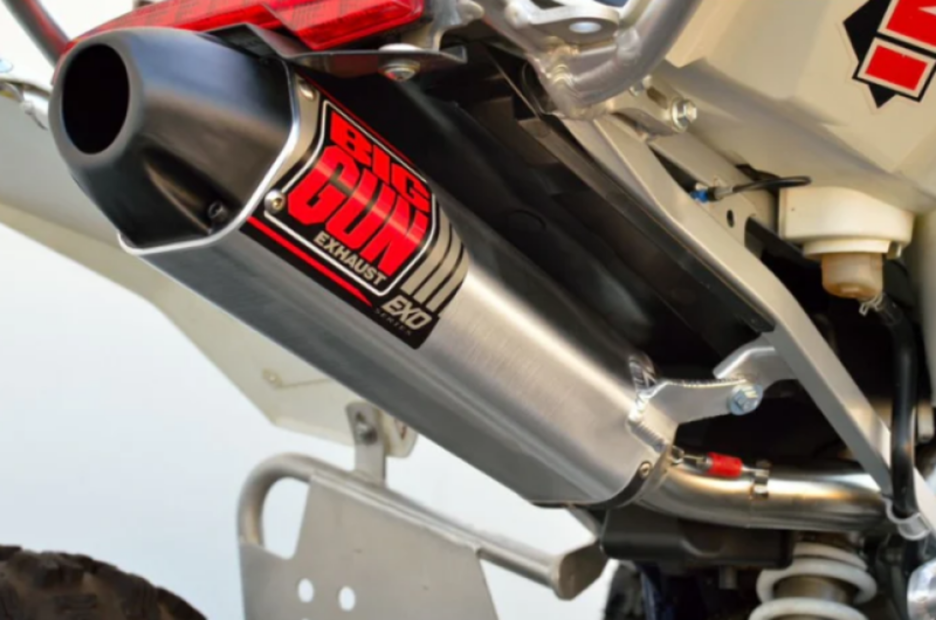 Picture of Big Gun 06-10 Suzuki LT-R 450 QUADRACEREXO Aluminum Slip On Exhaust