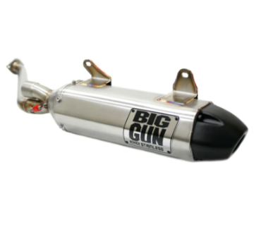 Picture of Big Gun 06-12 Kawasaki BRUTE FORCE 650 IRS EXO Stainless Slip On Exhaust